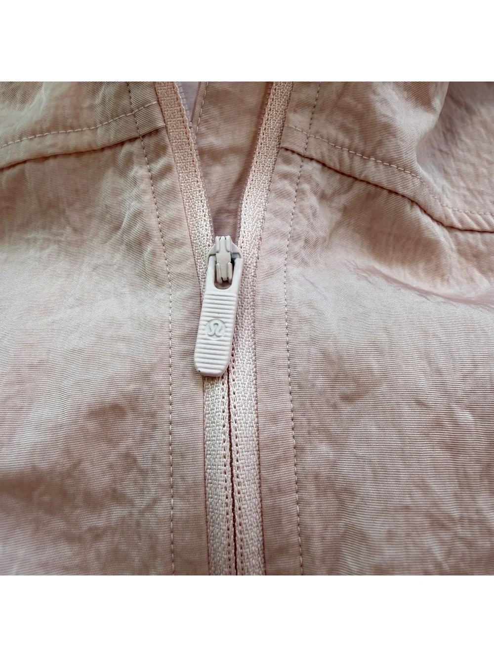 Lululemon Street to Studio Jacket Women’s 10 Dune Blush Pink Hooded Windbreaker